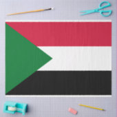 Flagge des Sudan Seidenpapier (Basteln)