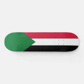 Flagge des Sudan Skateboard (Horizontal)