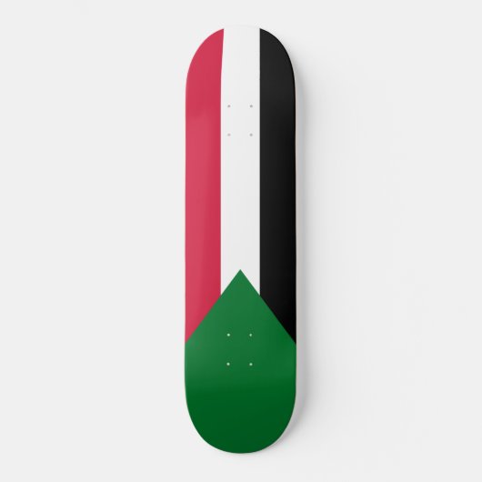 Flagge des Sudan Skateboard (Vorderseite)
