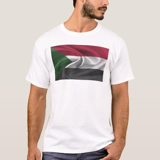 Flagge des Sudan T-Shirt (Vorderseite)