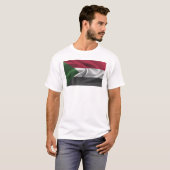 Flagge des Sudan T-Shirt (Vorne ganz)