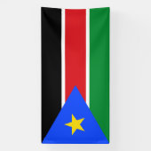 Flagge des Südsudan Banner (Vertikal)