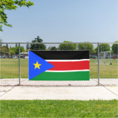 Flagge des Südsudan Banner (Insitu)