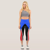Flagge des Südsudan Capri Leggings (Vorderseite)