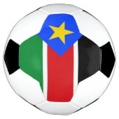 Flagge des Südsudan Fußball (Gedreht)