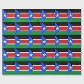 Flagge des Südsudan Geschenkpapier (Flach)