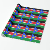 Flagge des Südsudan Geschenkpapier (Ungerollt)
