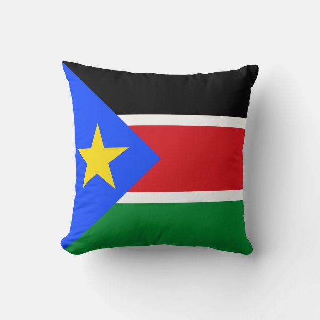Flagge des Südsudan Kissen (Vorderseite)