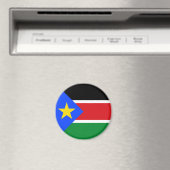 Flagge des Südsudan Magnet (In Situ (Geschirrspüler))