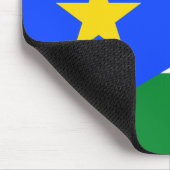 Flagge des Südsudan Mousepad (Ecke)