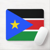 Flagge des Südsudan Mousepad (Mit Mouse)