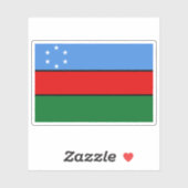 Flagge des Südwestens (2002-2014), Somalia Aufkleber (Blatt)