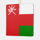 Flagge des Sultanats Oman Keramikornament (Links)