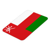 Flagge des Sultanats Oman Magnet (Linke Seite)