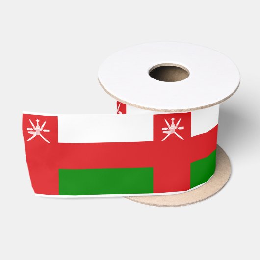 Flagge des Sultanats Oman Satinband (Spule)