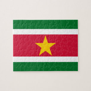 Flagge des Suriname-Foto-Puzzles Puzzle