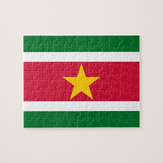 Flagge des Suriname-Foto-Puzzles Puzzle (Horizontal)