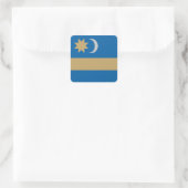 Flagge des Székely Land Classic Round Sticker (Tasche)