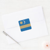 Flagge des Székely Land Classic Round Sticker (Umschlag)