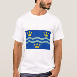 Flagge des T - Shirt Cambridgeshire (britischer La