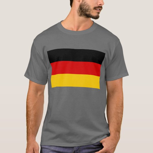 Flagge des T - Shirt Deutschland (Vorderseite)