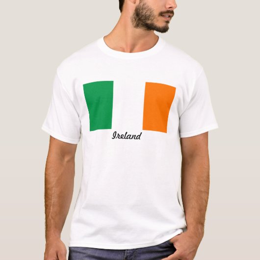 Flagge des T - Shirt Irland-Männer (Vorderseite)