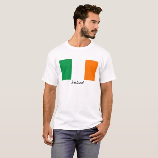 Flagge des T - Shirt Irland-Männer (Vorne ganz)