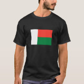 Flagge des T - Shirt Madagaskar (Vorderseite)