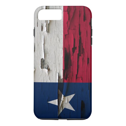 Flagge des Texas-Farben-Schalen-Blickes Case-Mate iPhone Hülle (Rückseite)