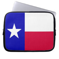 Flagge des Texas-Laptop-Kastens