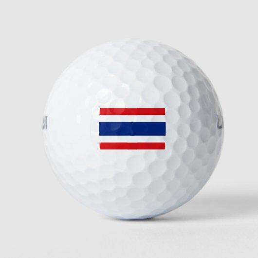 Flagge des Thailands Golfball (Vorderseite)