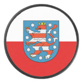 Flagge des Thüringer Hockey Puck (Vorderseite)