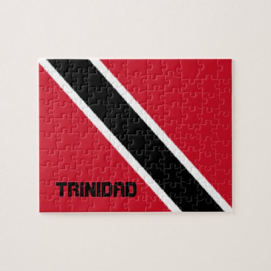 Flagge des Trinidad-Puzzles Puzzle (Horizontal)