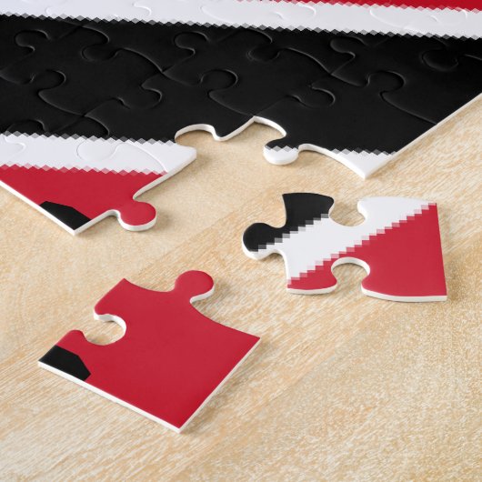 Flagge des Trinidad-Puzzles Puzzle (Seite)