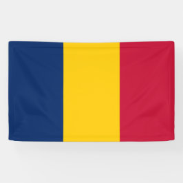 Flagge des Tschad (afrikanisches Land) Banner