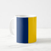 Flagge des Tschad (afrikanisches Land) Kaffeetasse (Vorderseite Links)