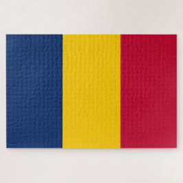 Flagge des Tschad (afrikanisches Land) Puzzle