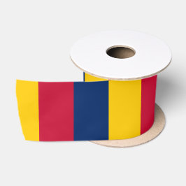 Flagge des Tschad (afrikanisches Land) Satinband