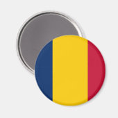 Flagge des Tschad Magnet (Vorderseite/Rückseite)
