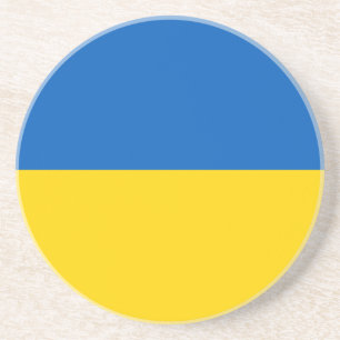 Flagge des ukrainischen Untersetzer