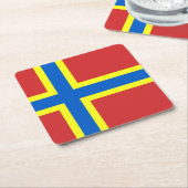 Flagge des Untersetzer des Papiers des Orkney-Plat (angewinkelt)