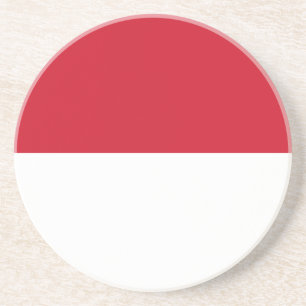 Flagge des Untersetzer Monaco