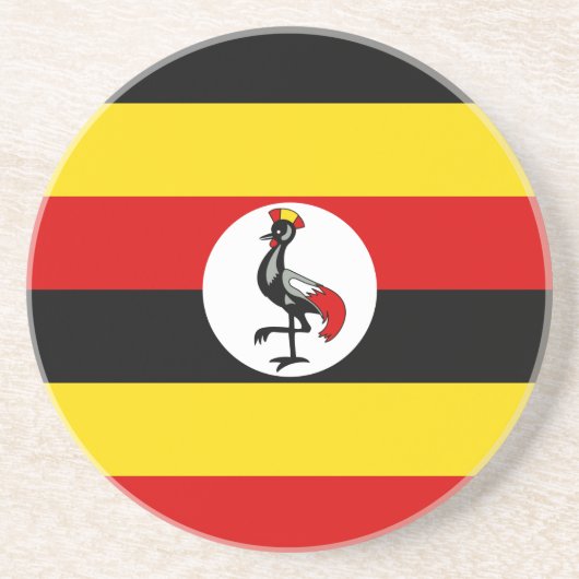 Flagge des Untersetzer Uganda (Vorne)