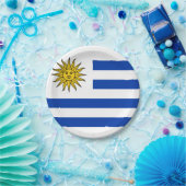 Flagge des Uruguay-Party Pappteller (Party)