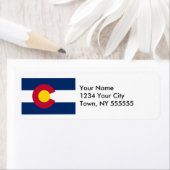 Flagge des US-Bundesstaates Colorado (Insitu)