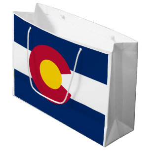 Flagge des US-Bundesstaates Colorado Große Geschenktüte