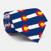 Flagge des US-Bundesstaates Colorado Krawatte (Gerollt)