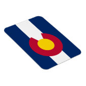 Flagge des US-Bundesstaates Colorado Magnet (Rechte Seite)