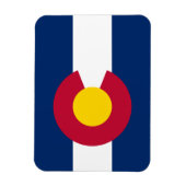 Flagge des US-Bundesstaates Colorado Magnet (Vertikal)