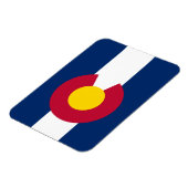 Flagge des US-Bundesstaates Colorado Magnet (Linke Seite)